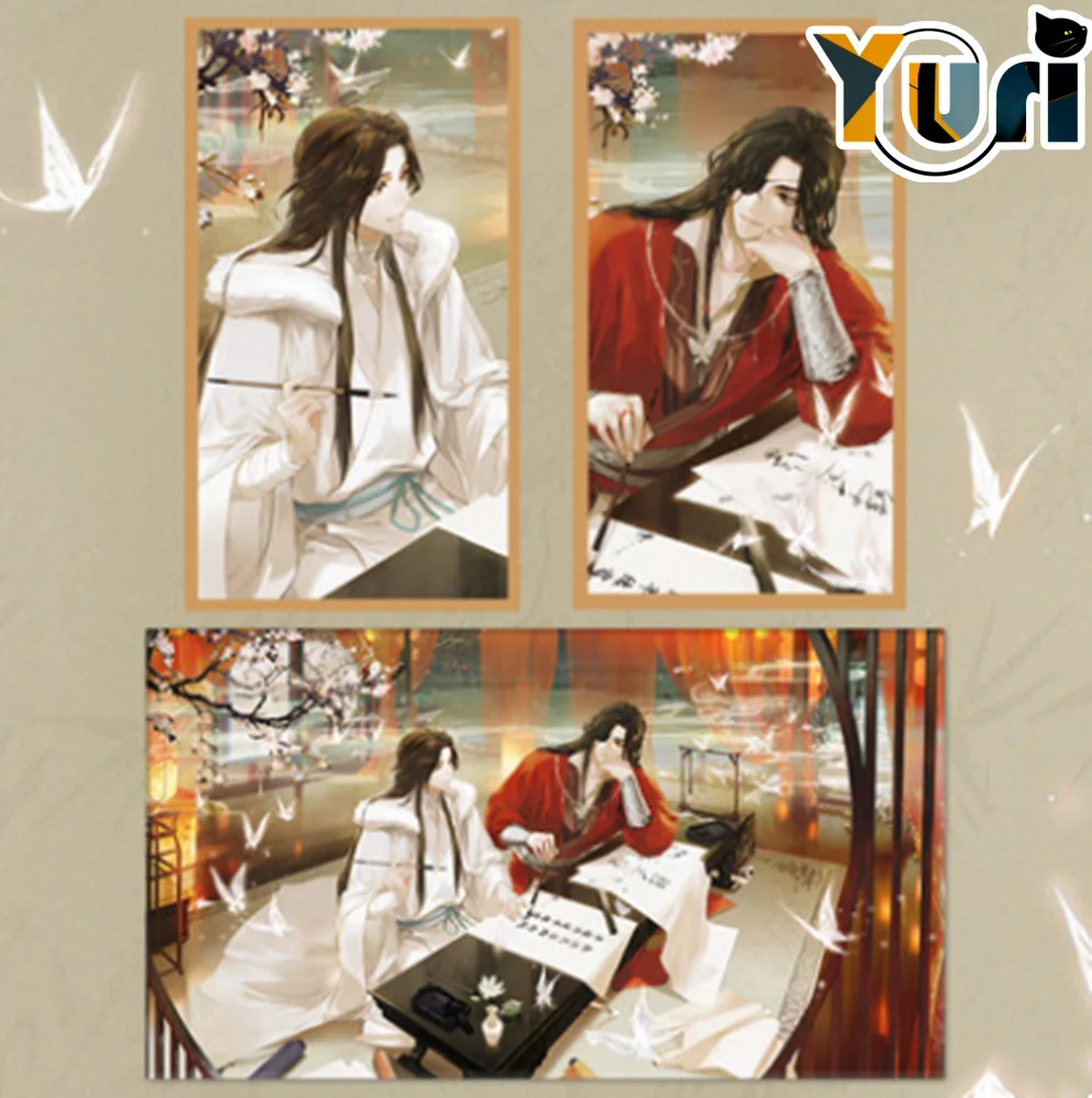 

Коллекционные витринные карты Tian Guan Ci Fu TGCF Hua Cheng Xie Lian Comics, официальный Косплей C предварительная продажа