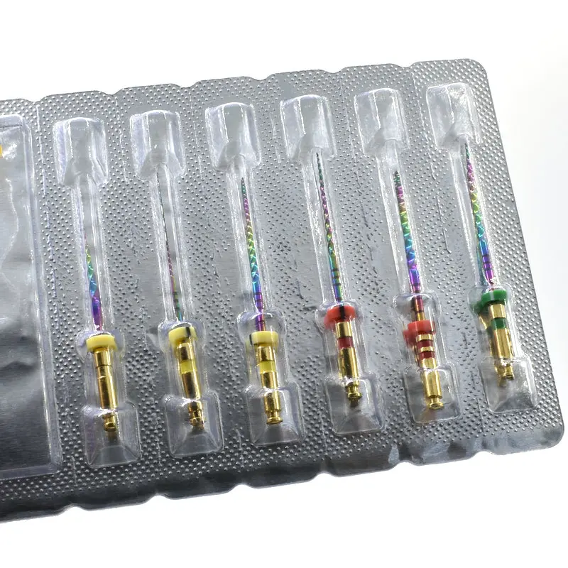 Dental Rainbow Files Thermal Activation Rotary Files Material Accessories Super Files Endodontic For Dentist