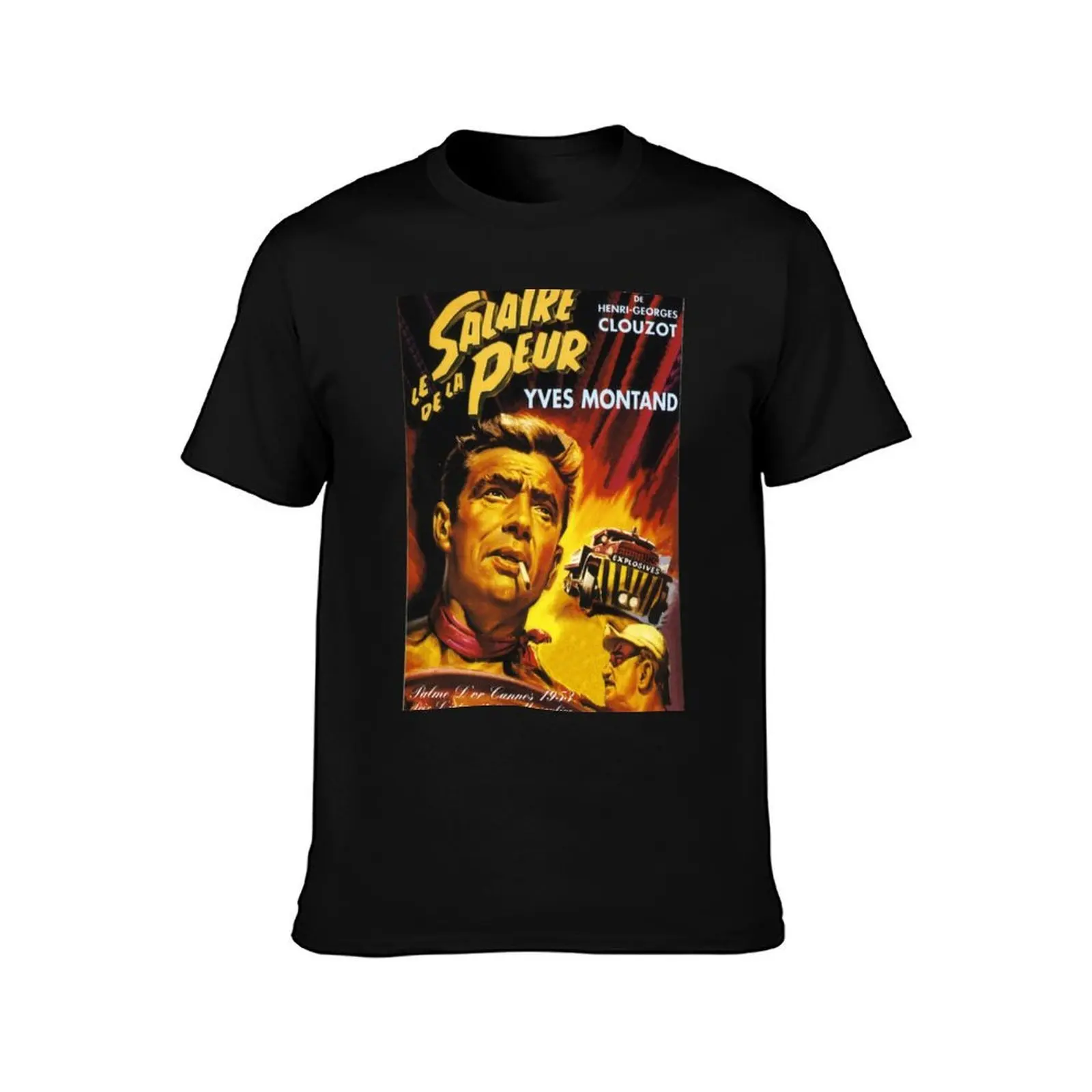 The Wages of Fear Henri-Georges Clouzot T-Shirt Comfortable Workout Short Sleeve Shirt T-Shirt