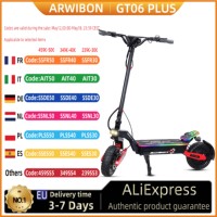ARWIBON GT06 PLUS Electric Scooter For Adult 2400W Motor 52V 23.4AH E-Scooter 11 Inch Vacuum Off-Road Tires Off-Road Escooter