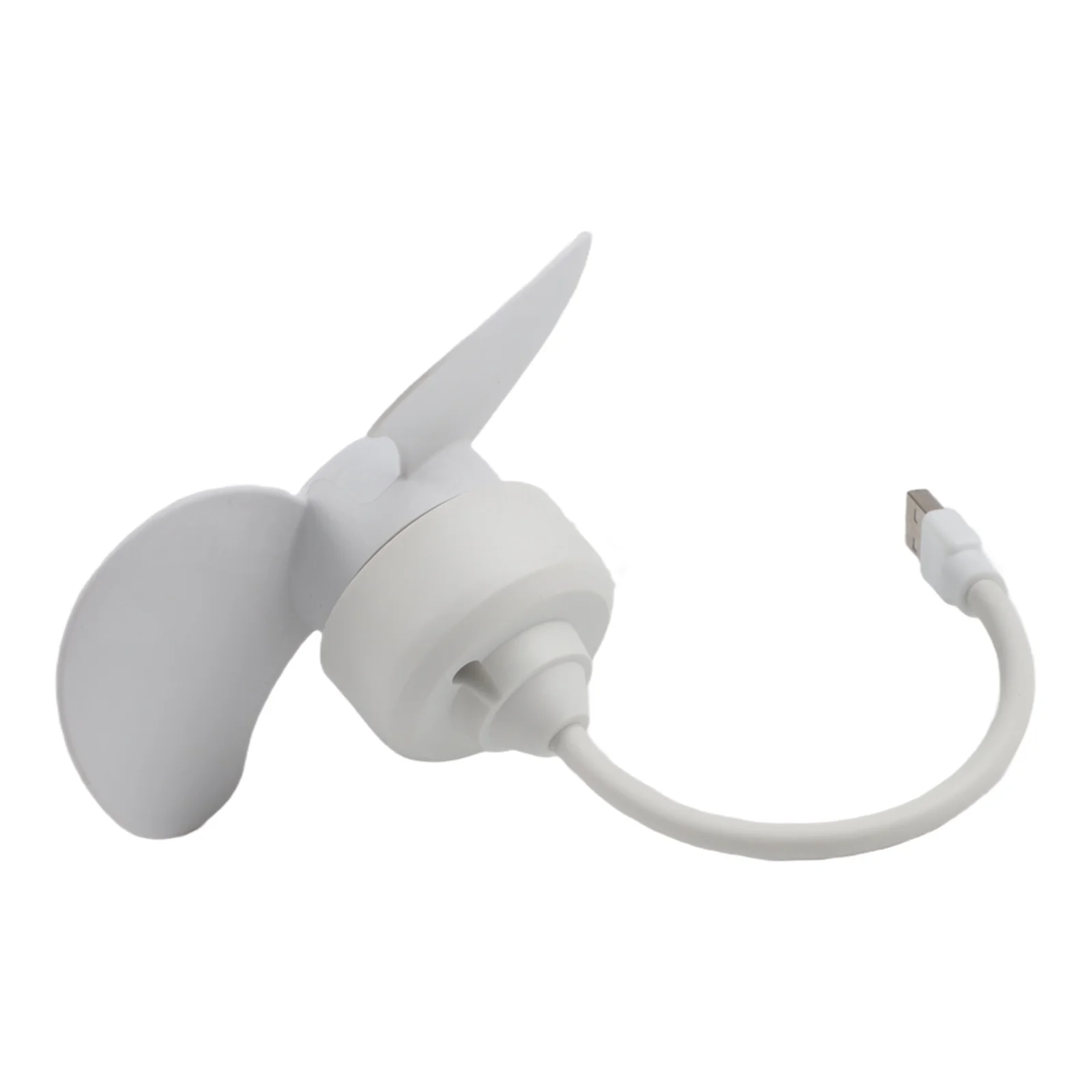 Modern USB Indoor Ceiling Fan with 360 Degree Hose Adjustment for Bedroom Office and Dormitory Cooling Solution