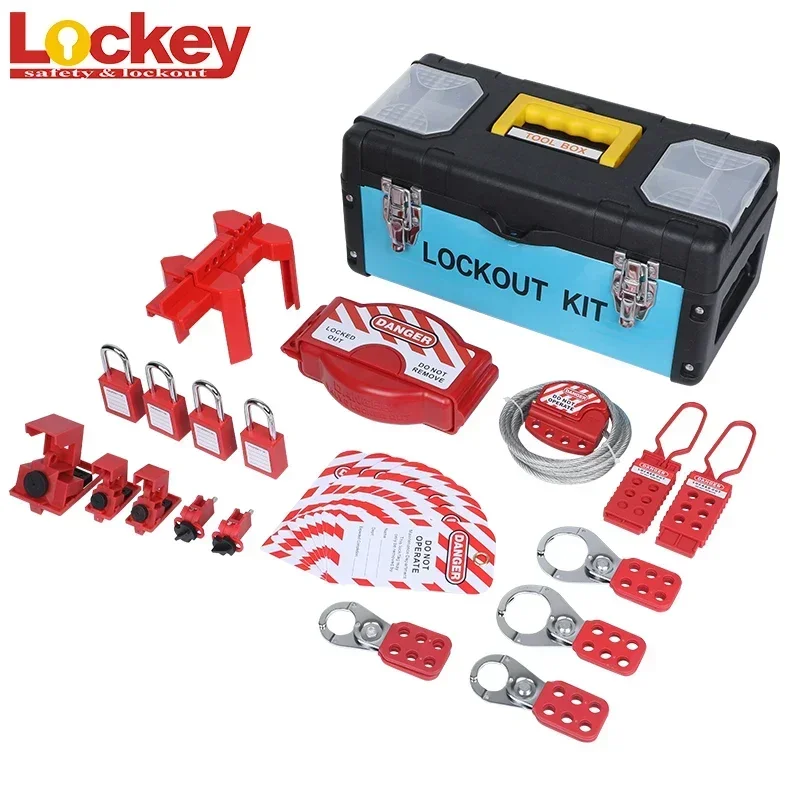 Group Electrical Lockout Tagout Kit Lock Breaker Tools Safety Lockout Loto Kit