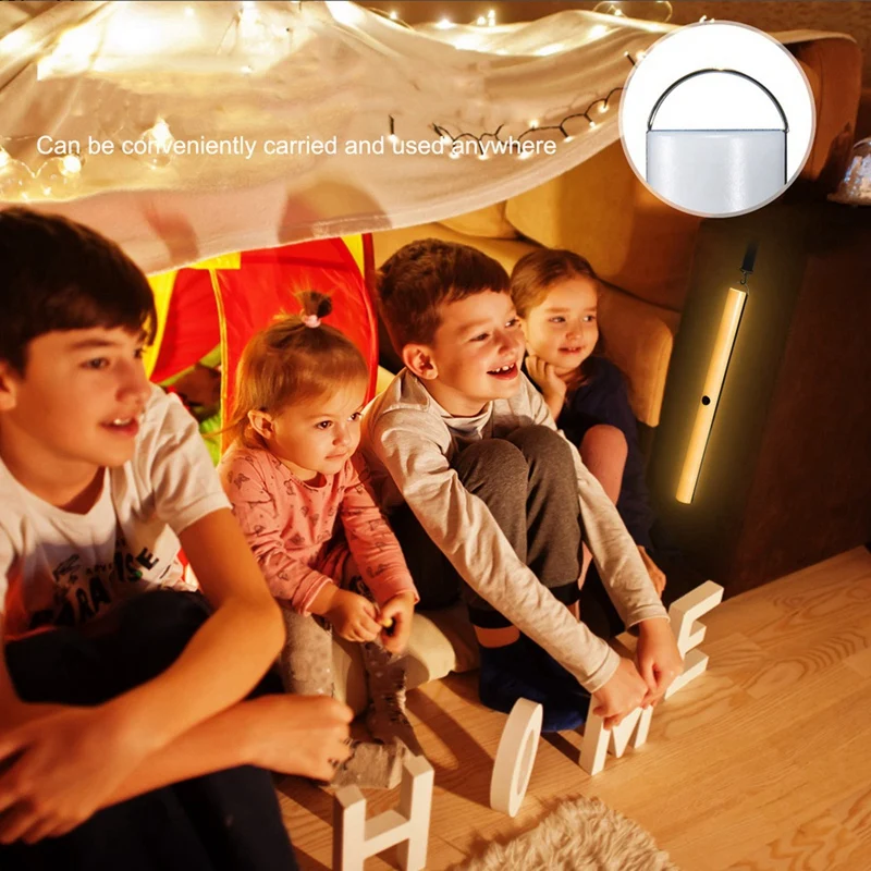 Магнитная световая панель с сенсорным управлением, регулируемая цветная яркость и угол освещения для макияжа, RGB атмосферная лампа A