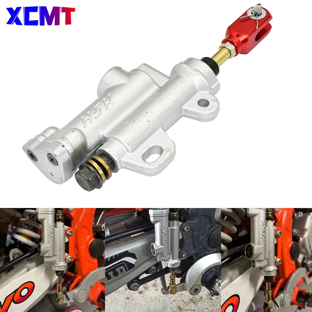 

Motorcycle Rear Hydraulic Brake Master Cylinder Pump ATV Pit Pro Dirt Bike For Kayo T4 T6 BSE 50cc 70cc 110cc 125cc 150cc 250cc