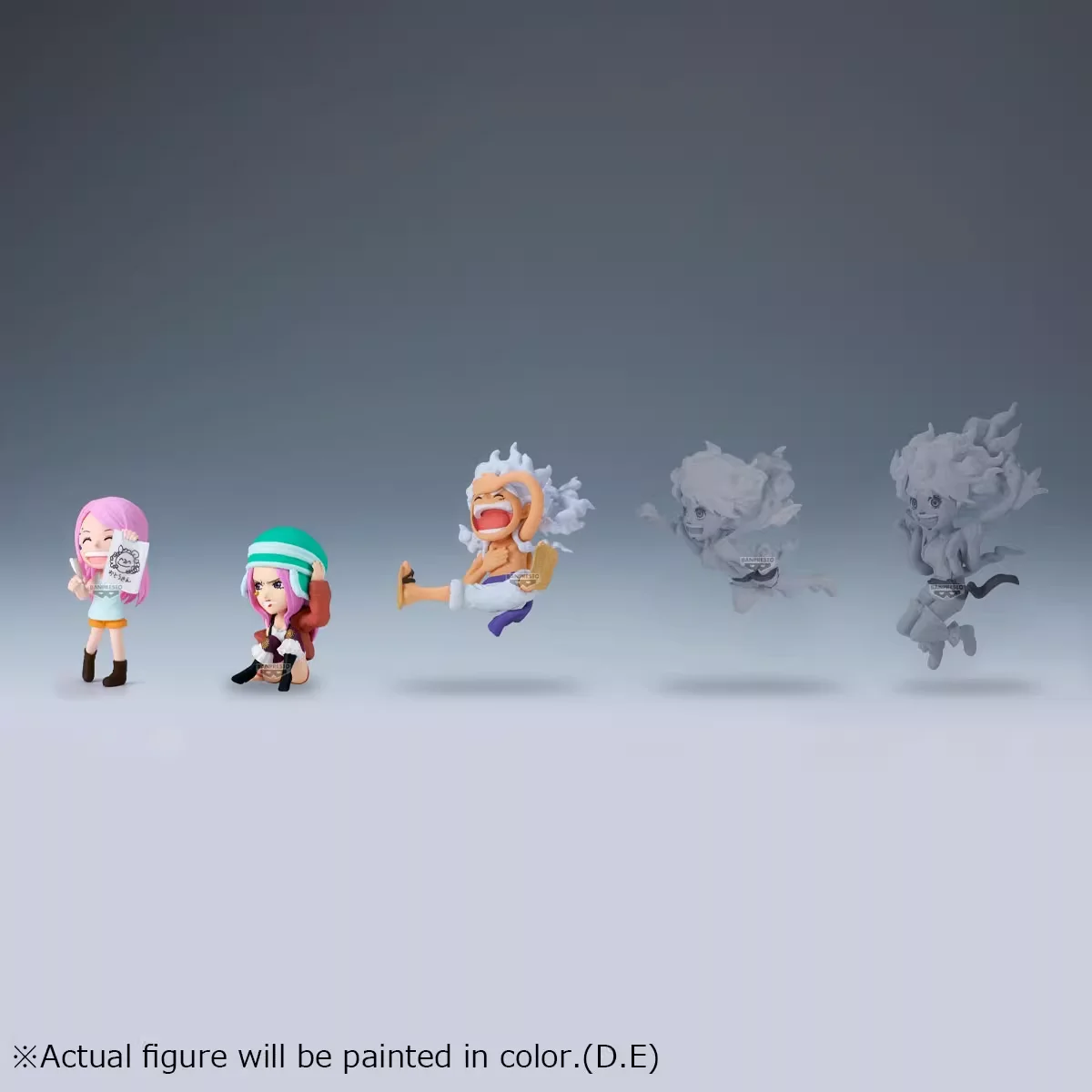 Perhiasan BANDAI WCF Asli Bonney History Monkey D Luffy Mainan Patung Aksi Figur Koleksi Dunia Model PVC