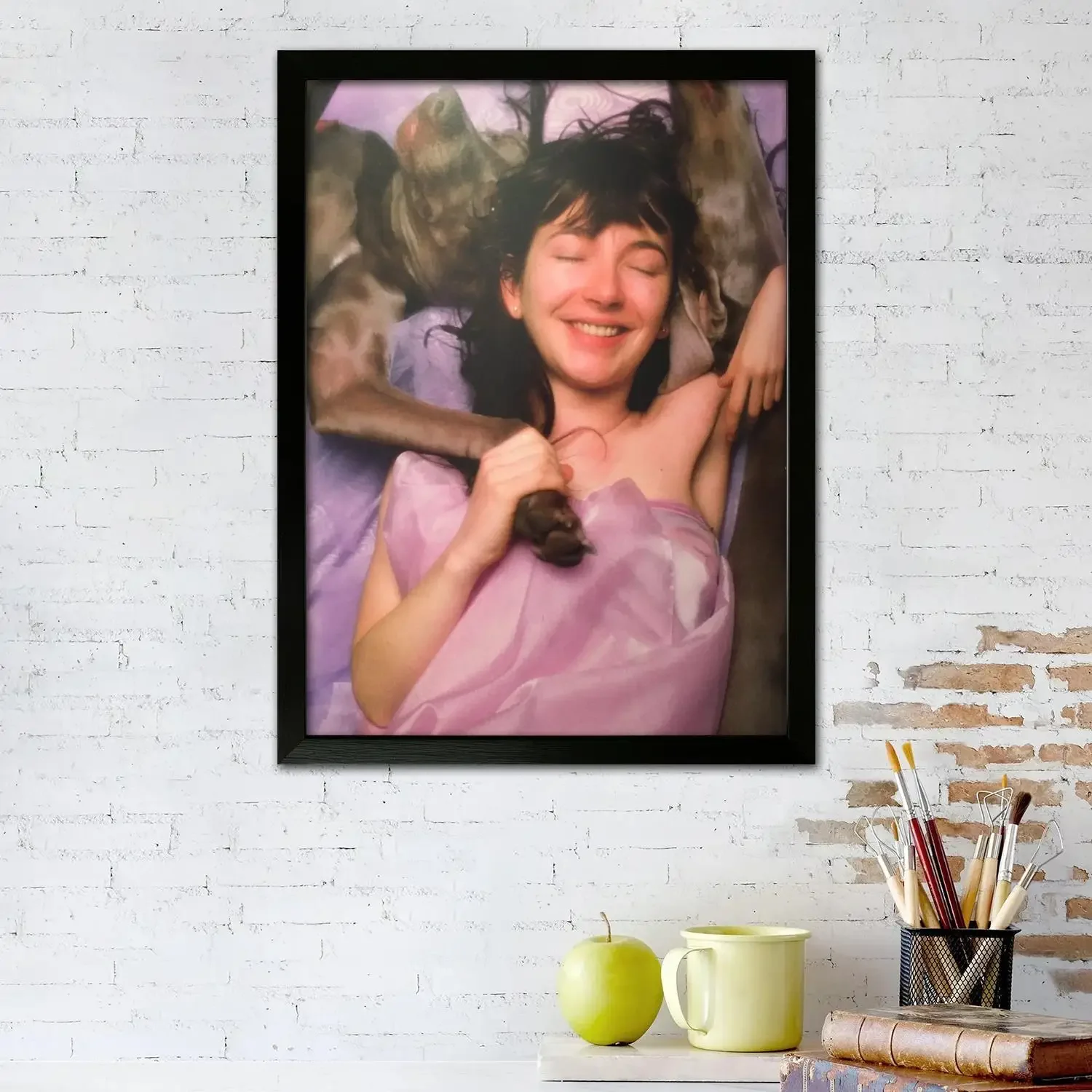 kate bush Singer Canvas Art Poster and Wall Art, Picture Print, Modern Family Bedroom Decor, Posters,Decorative painting