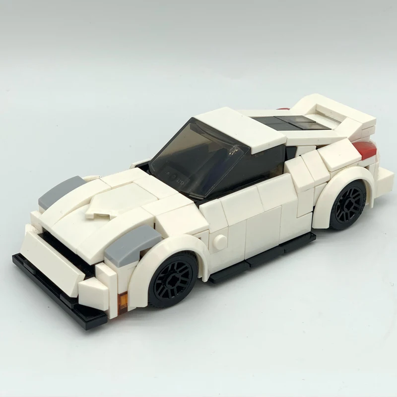 206pcs 350Z Moc Speed Champions Racer Cars City Sports Vehicle Building Blocks Creative Garage Toys for Boys