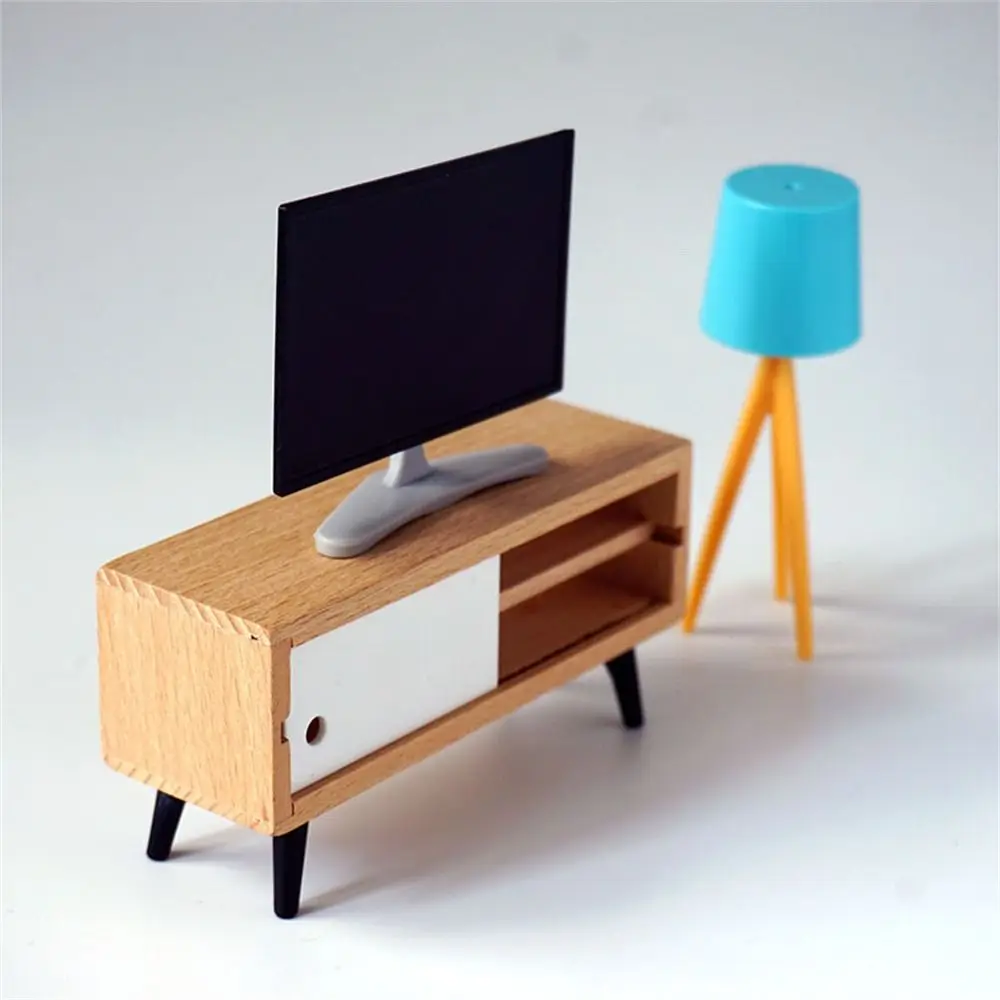 Poppenhuis Decor TV-set Stoel Bank Model Mini Meubels Poppenhuis Meubels Miniatuur Meubels Simulatie Meubels