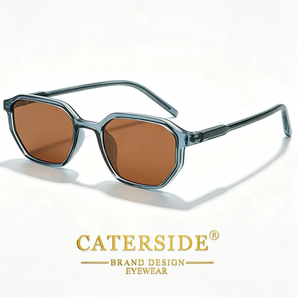 CATERSIDE Herren Punk-Sonnenbrille mit Cellulosepropionat-Bügelspitzen-Design, Sonnenbrille für Damen, Outdoor-Reise-Fahrbrille, UV400 – Detail 7