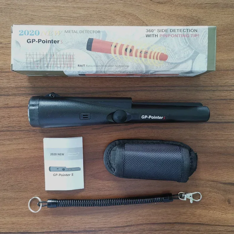 Metal detector portatile professionale impermeabile per puntatore metallico per monete d'oro