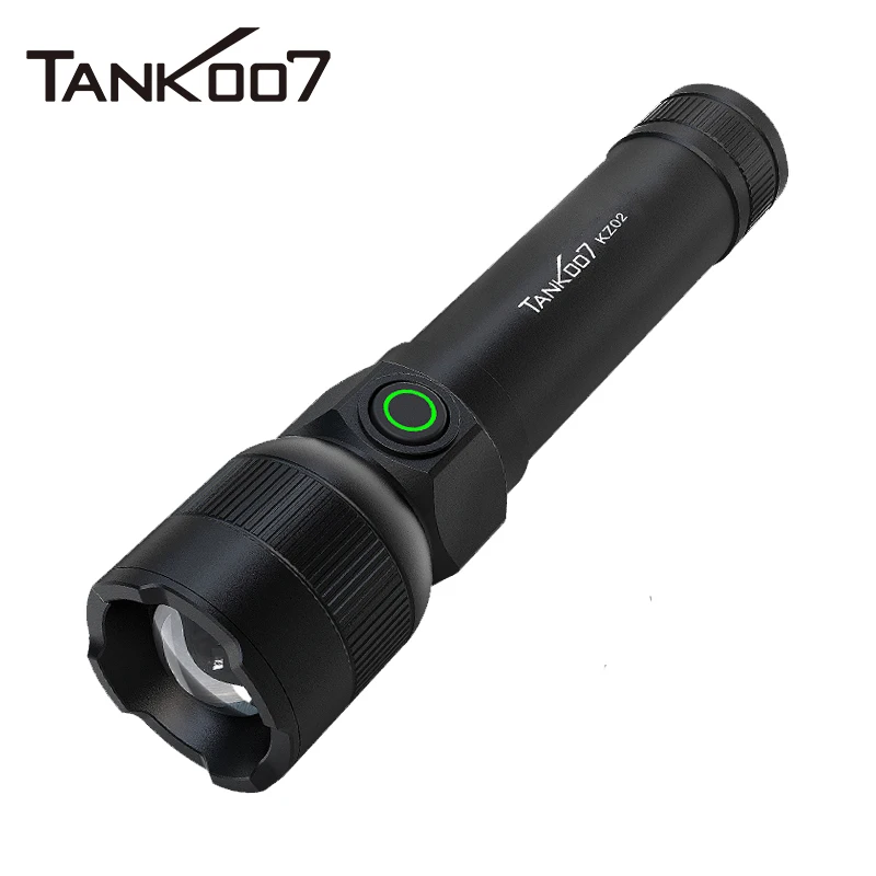 

TANK007 телескопический фонарик с зумом, перезаряжаемая светодиодная портативная лампа с регулируемым фокусом, магнитный хвостовой фонарь для обслуживания на открытом воздухе