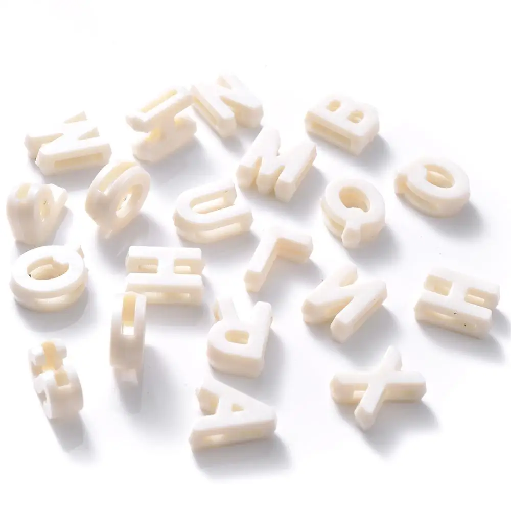 100 Stück 12 mm mehrfarbige zufällige Buchstabenperlen, Acryl-Alphabet-Perlen für Schmuckherstellung, DIY-Armband, Halskette, Schlüsselanhänger, Zubehör – Detail 17