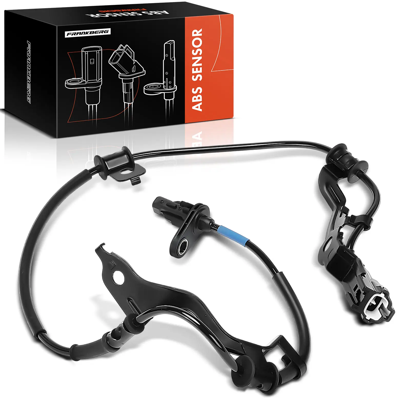 Frankberg 1x ABS Sensor Hinterachse Links für KIA Sorento III UM 2.0L 2.2L 2.4L 3.3L 3.5L 2015-2020 ALS2869 2ABS3683 95680C5000
