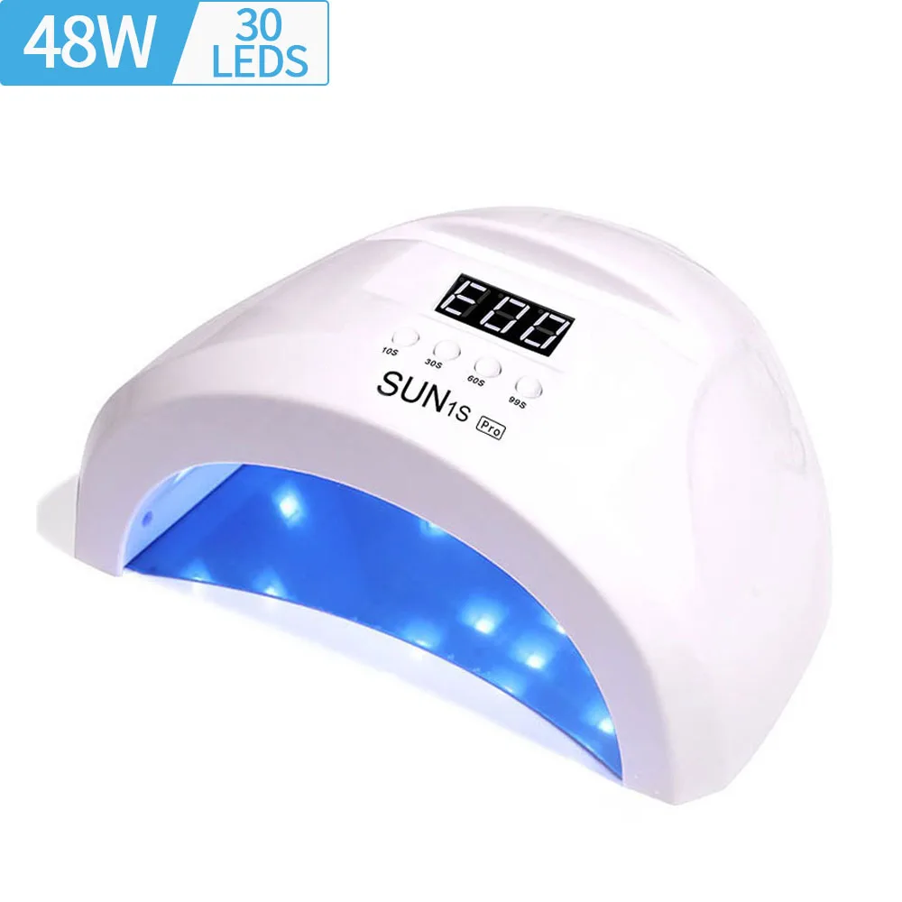 

LULAA Nail Lamp UV LED Light Nail Dryer Machine Gel Polish 48W Manicure Lamp Nail Tech Supplies Nails Assessories Tools