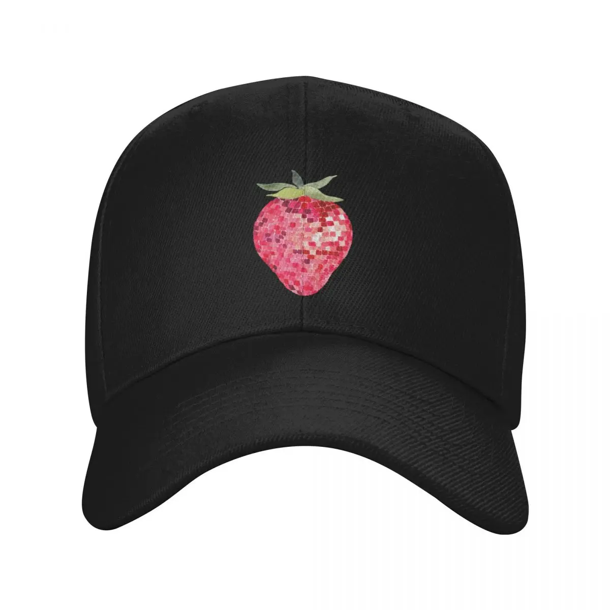 Disco Ball Strawberry Baseball Cap Sun Hat For Children Hat Man For The Sun Caps For Men Women's