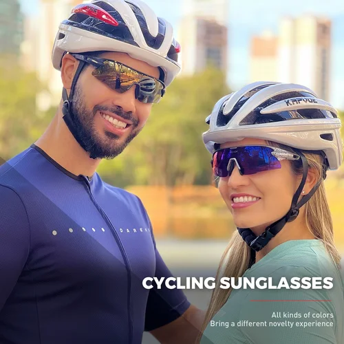 Imagen 2 del producto SCVCN-gafas de sol deportivas para hombre, lentes fotocromáticas para ciclismo de montaña y carretera, protección UV400