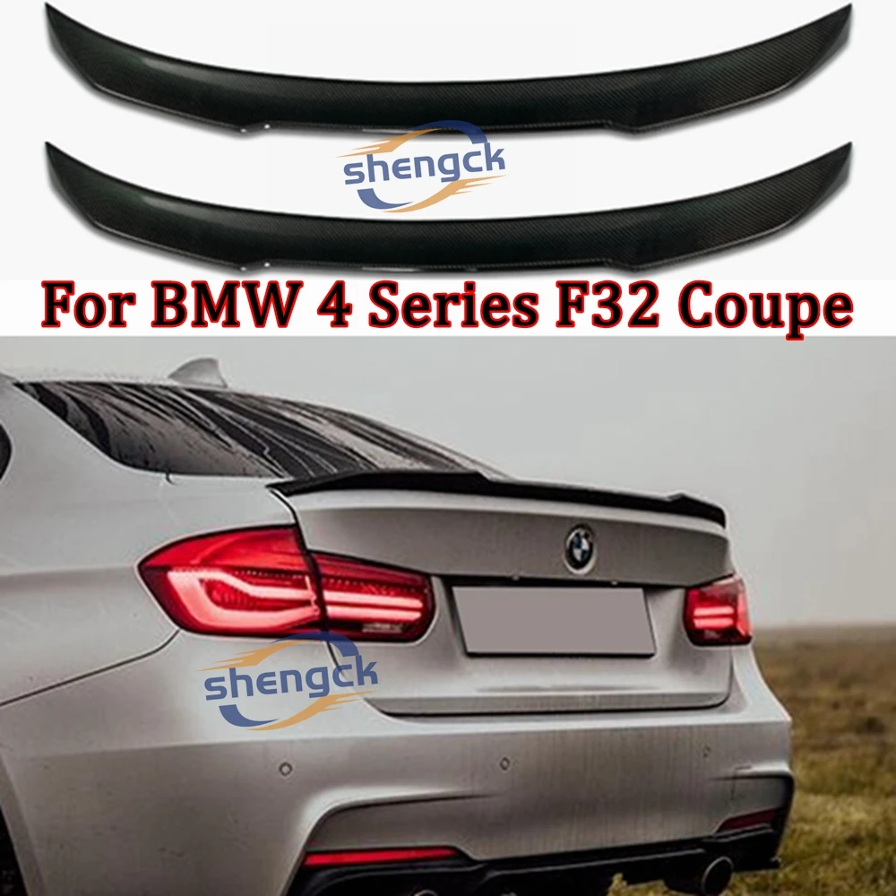 

For BMW 4 Series F32 Coupe 2Door CS Style Carbon fiber Rear Spoiler Trunk wing 2013-2019 Forged carbon