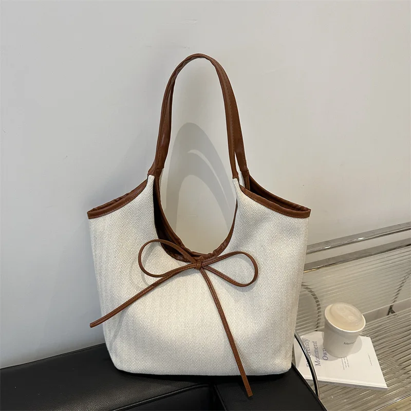 

Retro Trend Lady Axillary Bag New Womens Bag Fashion Shoulder Bags High Capacity Leisure Versatile Tote Bags Minimalist Handbag