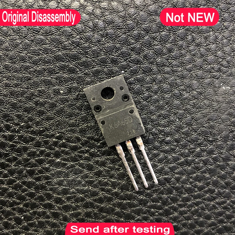 Disassembly original 10pcs/lot TO-220F 650V 5A K6A65D TK6A65D In Stock