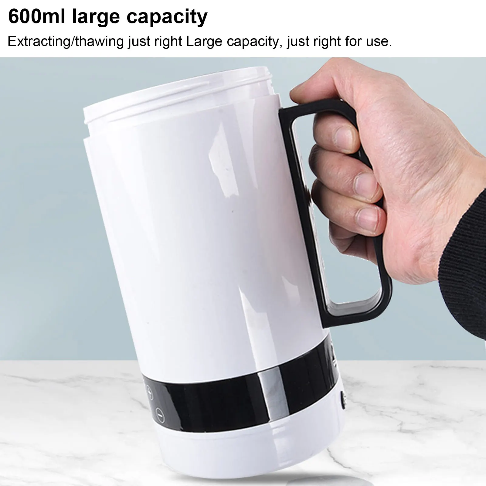 600ml Frozen Sperm Thawing Cup Animal Semen Thermostatic Cup for Cattle Livestock 3200mAh Battery Animal Semen Thermostatic Cup