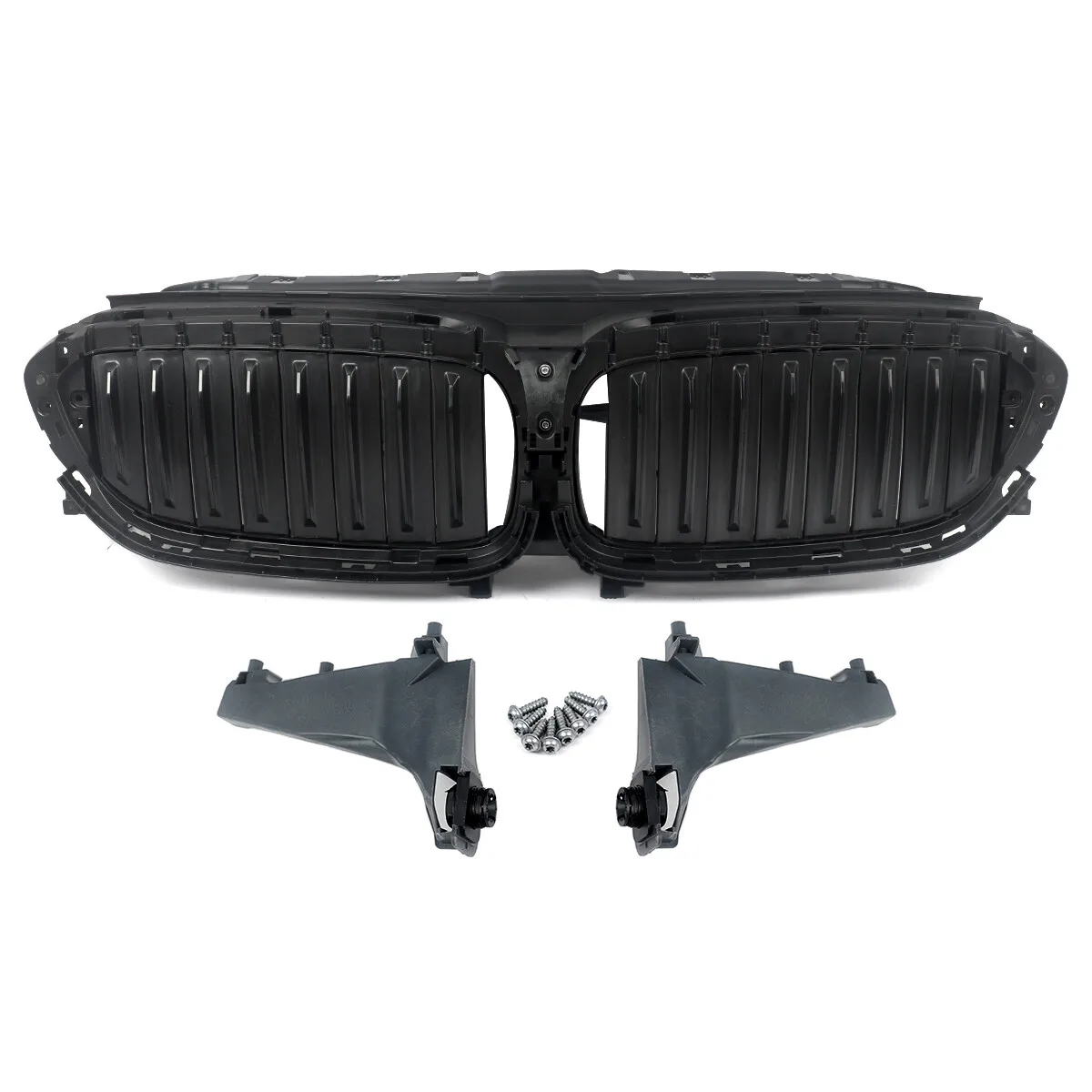 استبدال لسيارات BMW 5 Series G30 شبكة الشواية السوداء G31 520i 530d 540i 2017 2018 2019 2020 المصد الأمامي مركز المبرد شواية شواية