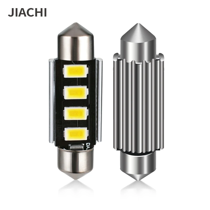 

Jiachi 50X Festoon C5W CANBUS NO Error Auto Light SMD 5630 LED 31mm 36mm 39mm 41mm Car Interior Dome Lamp Reading Bulb White 12V