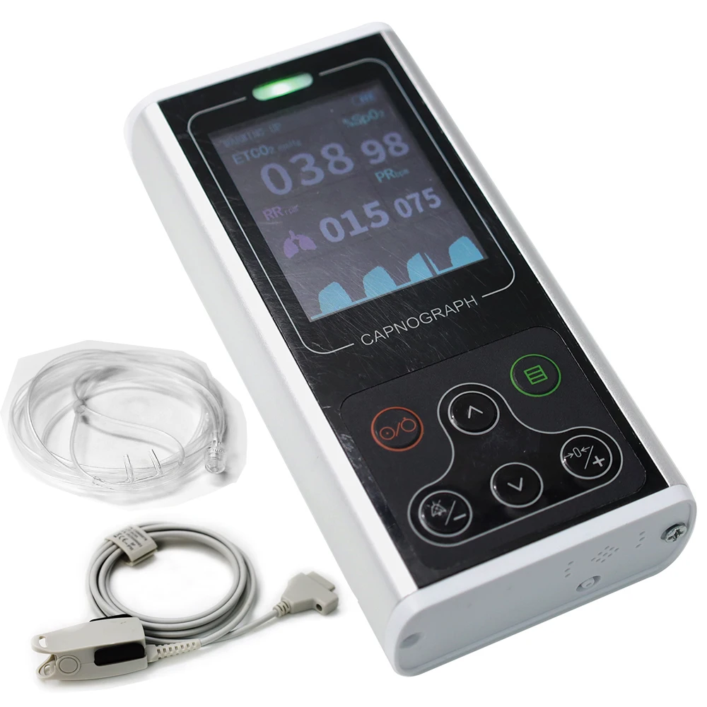

Vet Anesthesia Carbon Dioxide Handheld Veterinary Etco2 Capnograph Monitor Animal Portable Capnograph Monitor