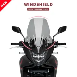 혼다 XL750 TRANSALP XL 750 Transalp 2023 2024 앞 유리 오토바이 3 색 윈드 디플렉터 앞 유리 페어링