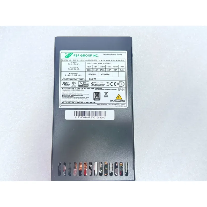 for 850W Full Module 1U Power Supply Silent FLEX Small Chassis PSU