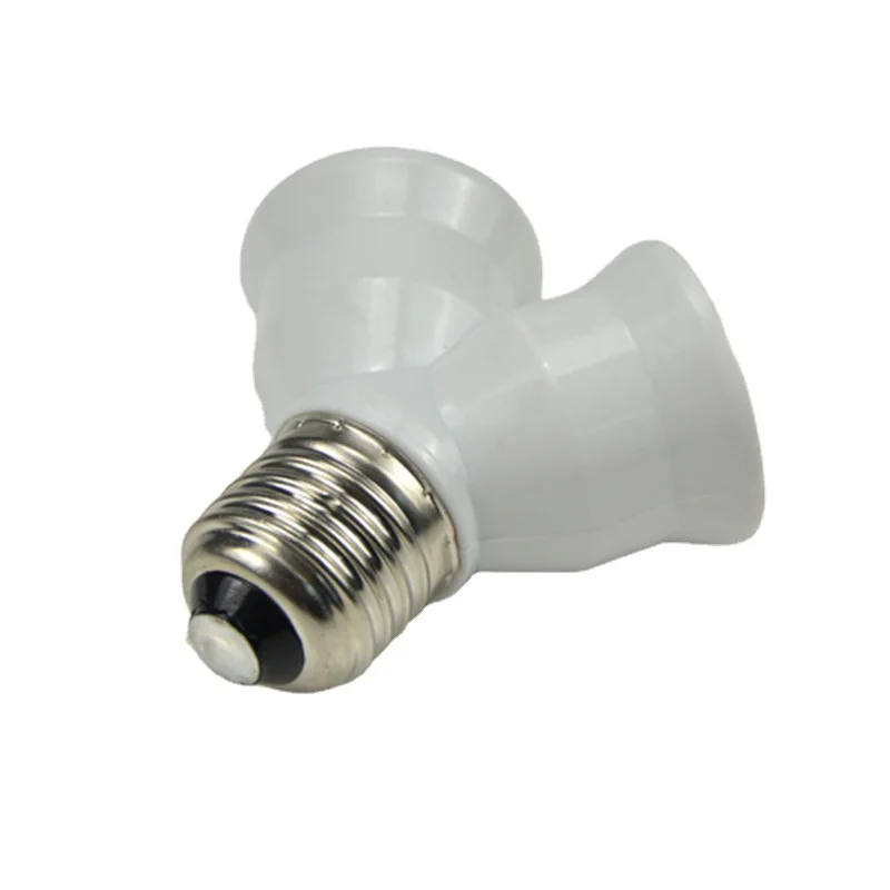 220v-230v à prova de fogo e27 conversor duplo e27 para 2e27 suporte da lâmpada soquete base divisor led lâmpada adaptador conversor