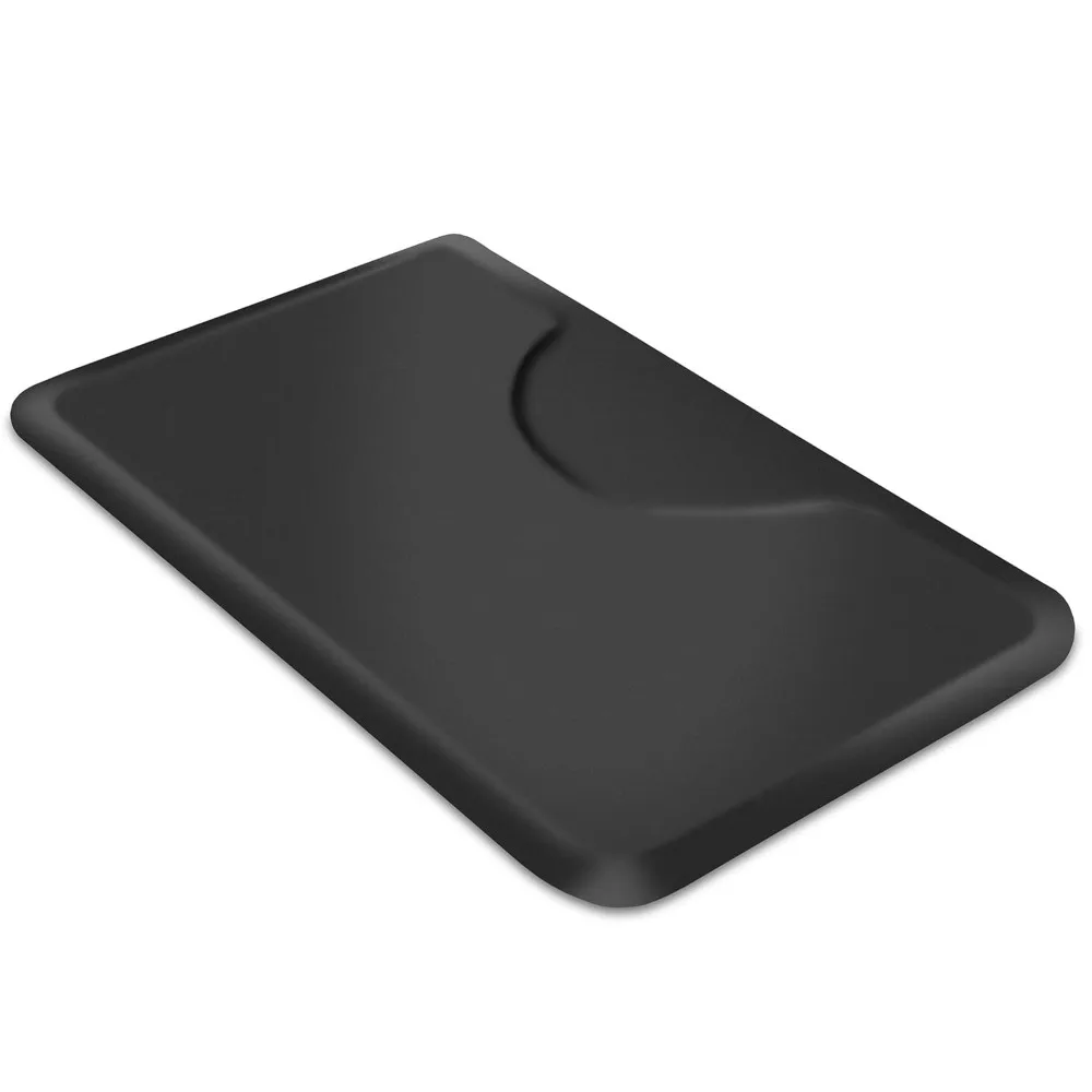 3 ft. x 5 ft. Salon & Barber Shop Chair Anti-Fatigue Floor Mat - Black Rectangle - 5/8 in - Image 2