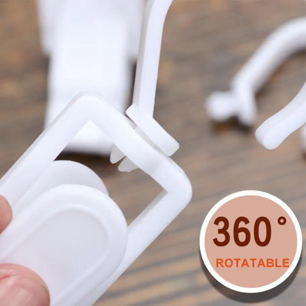Drying Clip Rotating Sturdy And Practical Plastic Bathroom Accessories Household Storage Supplies Hook Easy To Use Organizer