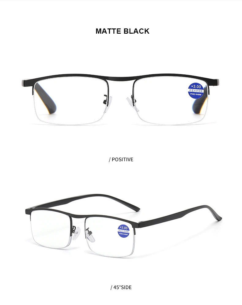 Presbyopie-Brille mit automatischem Zoom, sowohl in der Nähe als auch für progressive multifokale Presbyopie-Brille, Anti-Blaulicht-Brille 1845-1 – Detail 14