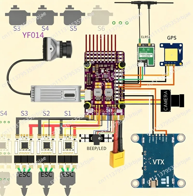 F405 FC w/ OSD, Pre-flashed INAV 8.0 / ArduPilot, For Fixed-wing FPV & Long-range | Open-source