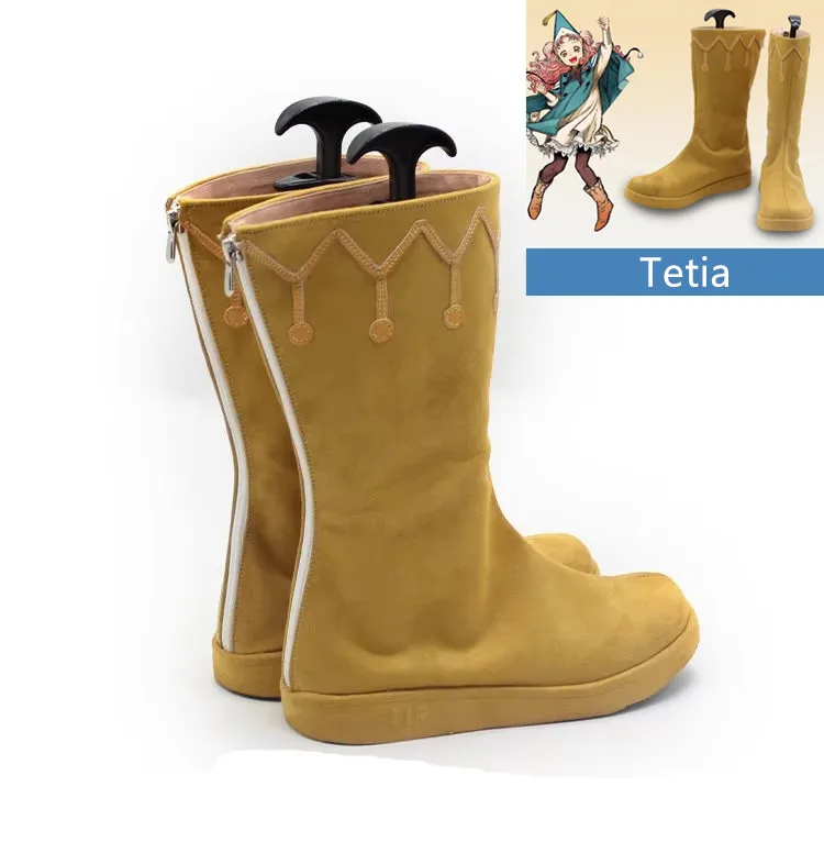 

Witch Hat Atelier Tetia Cosplay Shoes Tetia Boots Halloween Christmas Cosplay Boots