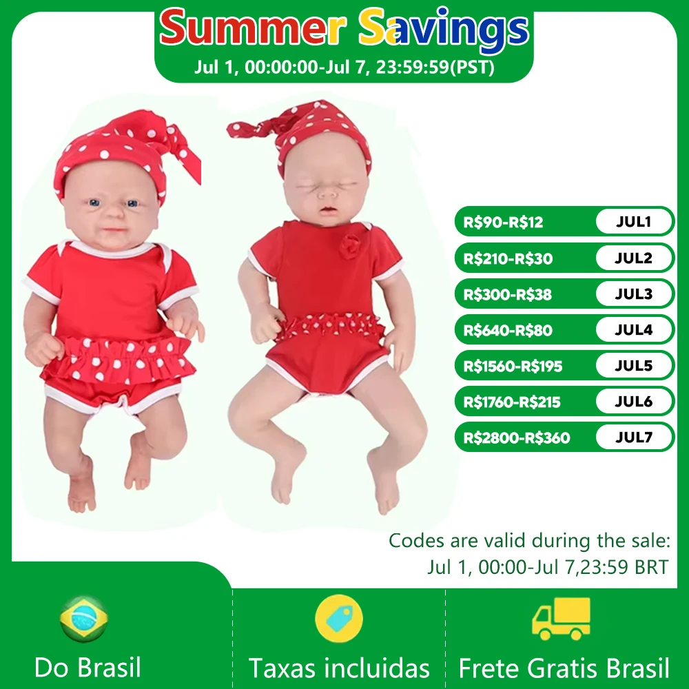 Ivita Enviado do Armazém : Bonecas de Silicone Reborn de Corpo Inteiro Pintadas - imagem 1