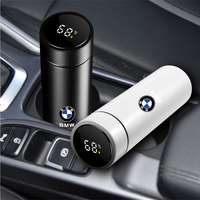 Car Stainless Steel Smart Thermos Mug Insulation Cup Led Digital Temperature Display For BMW E28 E30 E34 E36 M Performance X1 X2