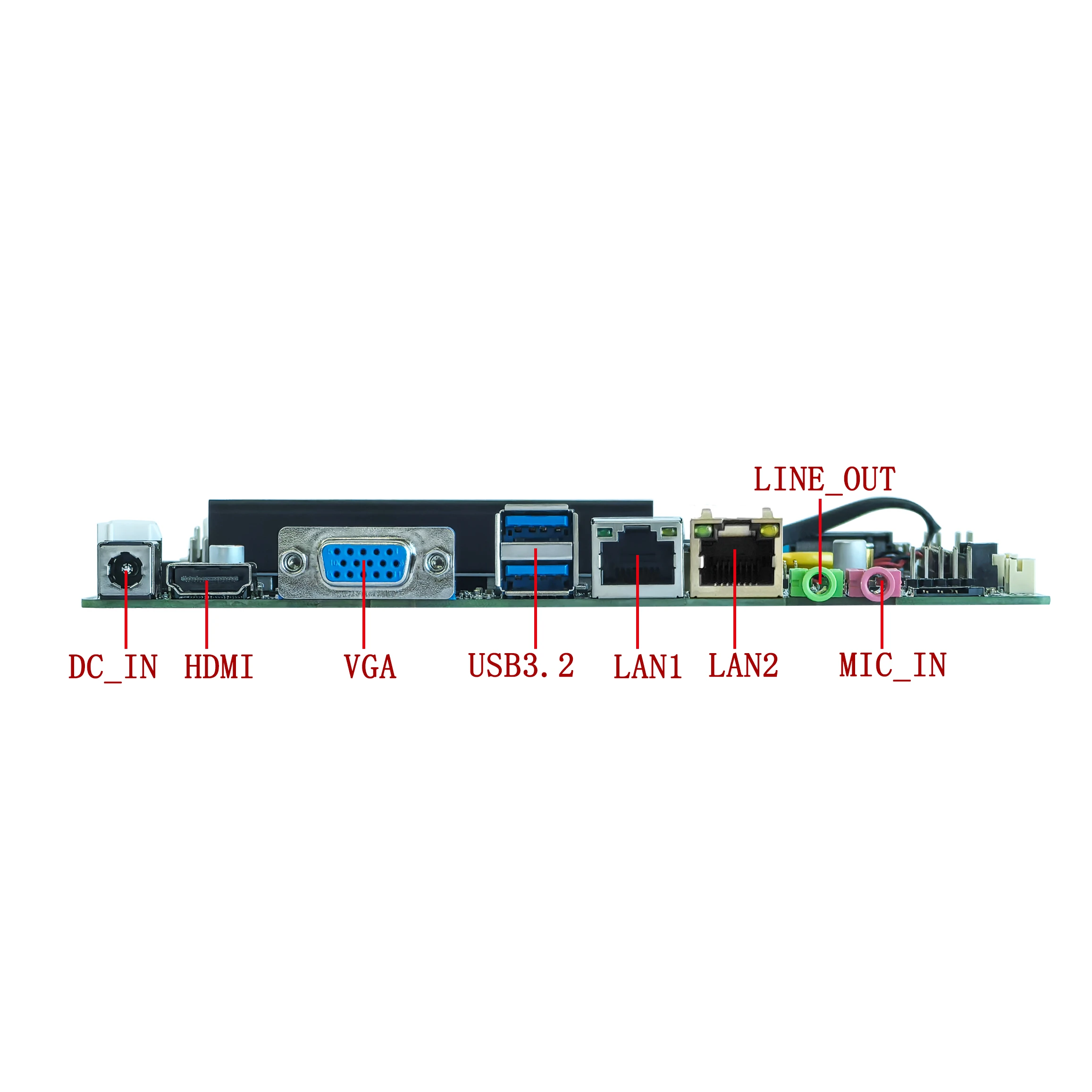 NEW Manufacturer ELSKY Motherboard QM12U Support Alder Lake12 Gen I5-1235U DDR4 64G 4K 4G/5G-M.2 GPIO