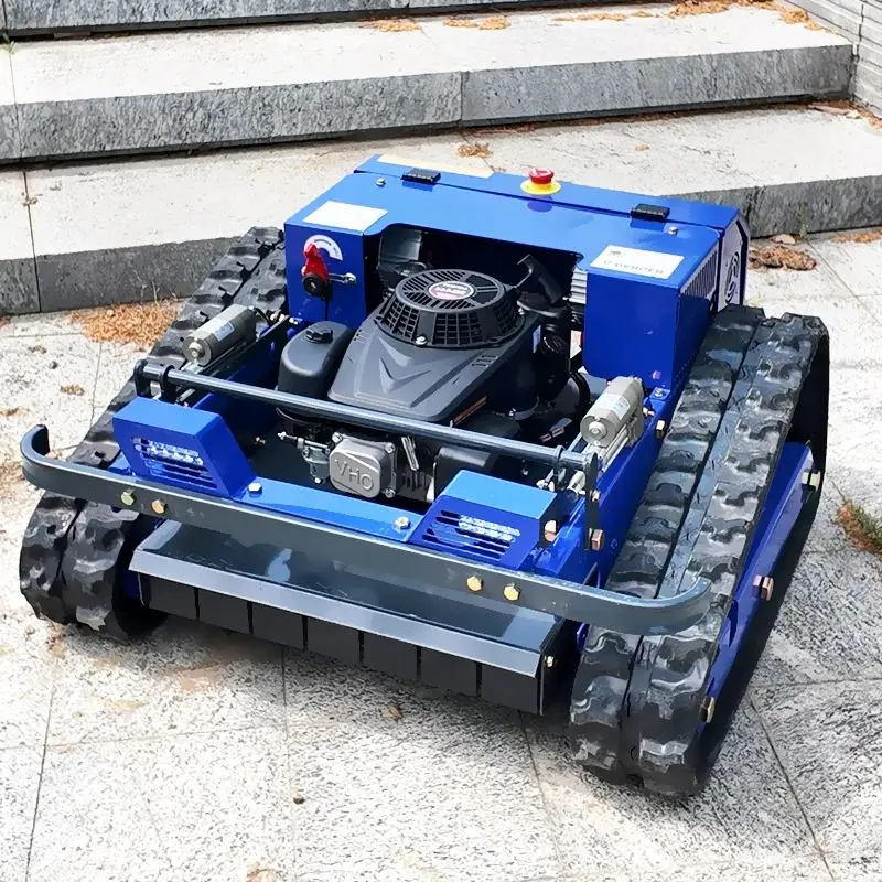 Customized 45 Degree Max Slope Climbing Remote Control Lawn Mower Low Gravity Anti Overturn Chassis Cliff Embankment High Fall