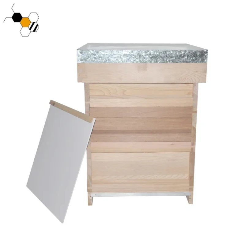 10 New Wooden Beehives From The UK -- Pine And Fir British National Standard Beekeeping Equipment