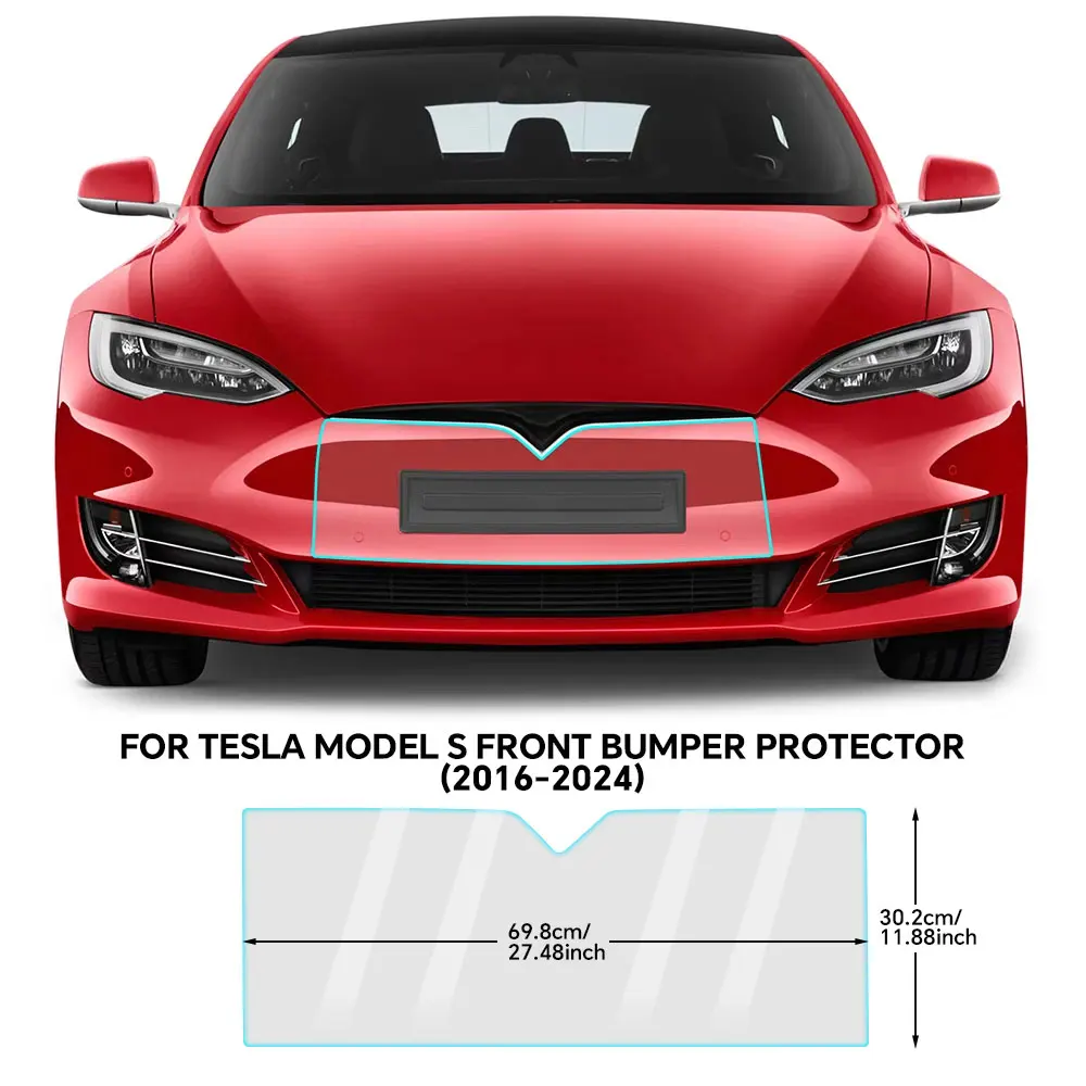 TPU PPF For Tesla Model S 2016-2024 Precut Paint Protection Film Car Door Sills Protective Handle Auto Sticker Accessories