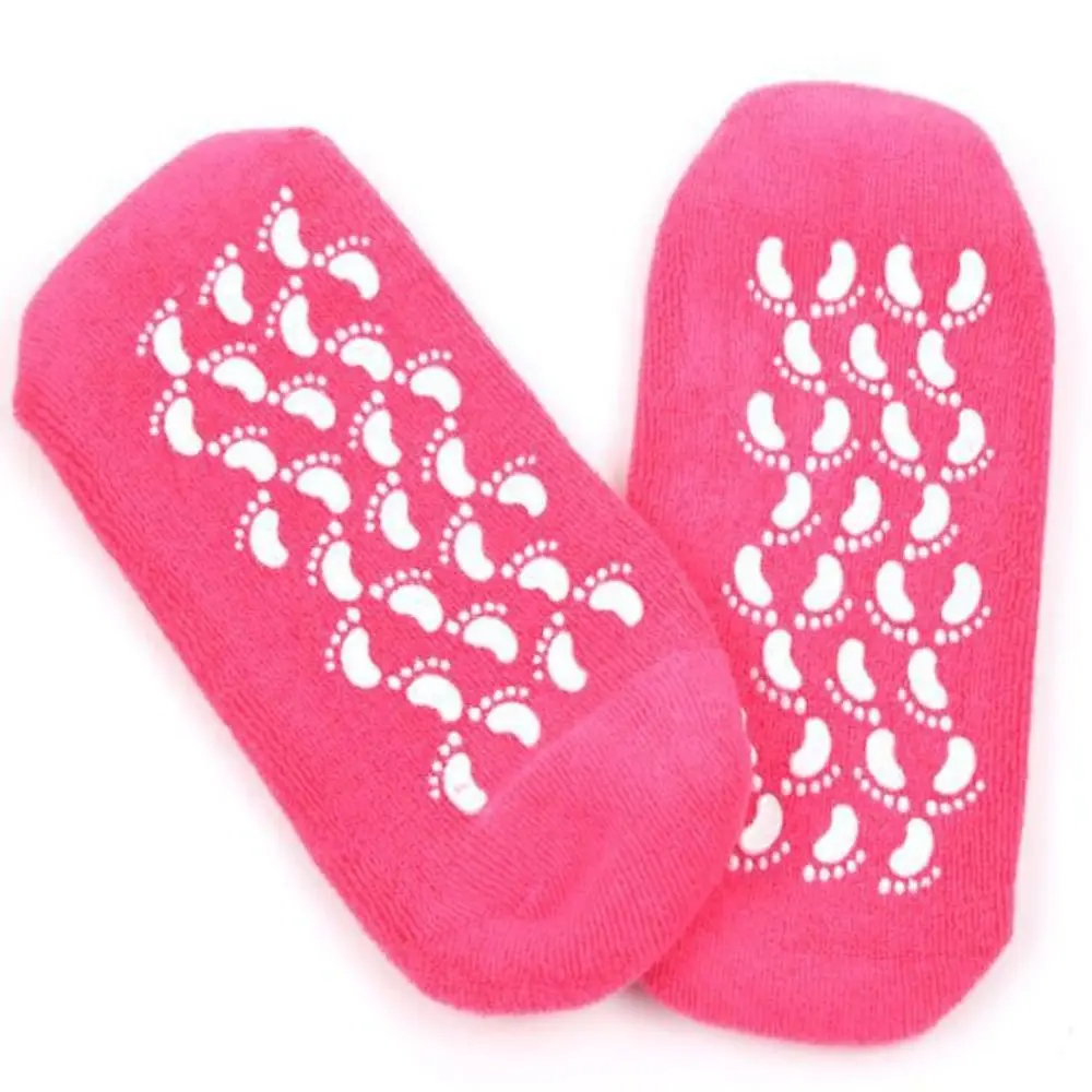 1 paar (2 stücke) wiederverwendbare Silikon Haut Schutz Reparatur Fußpflege Spa Feuchtigkeitsspendende Gel Socken Weiche Haut Socke Pediküre Harte Ferse