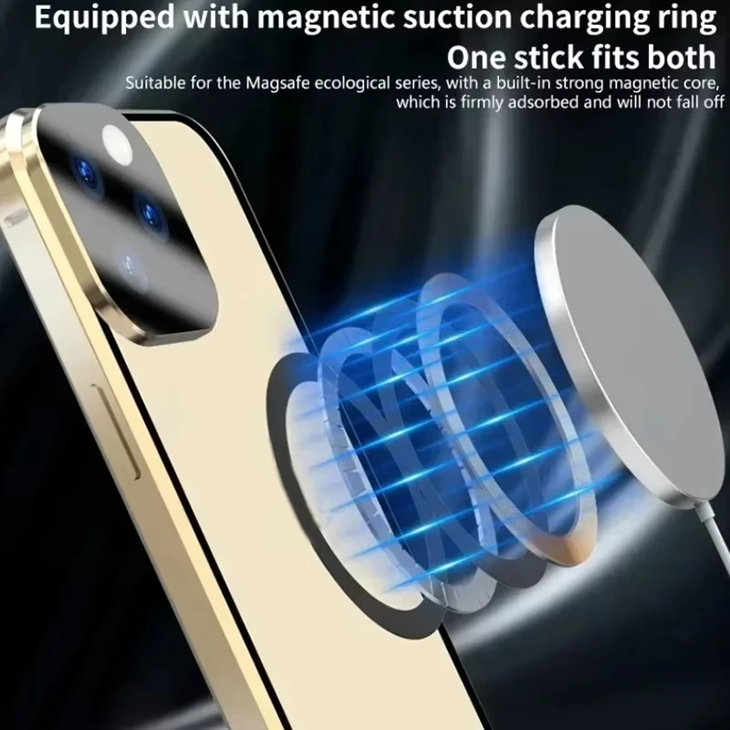 Casing logam magnetik Anti Pengintip, sarung HP Privasi Anti tergelincir UNTUK iPhone 16 15 14 13 12 11 Pro Max Magsafe 360 perlindungan tahan guncangan