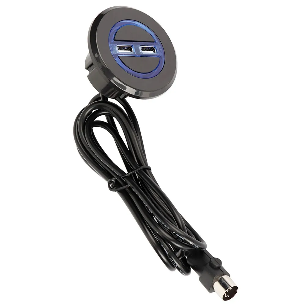 ABS Recliner Hand Controller Embedded USB Charging Port Electric Powered Linear Actuator Control Handset Replacement Black