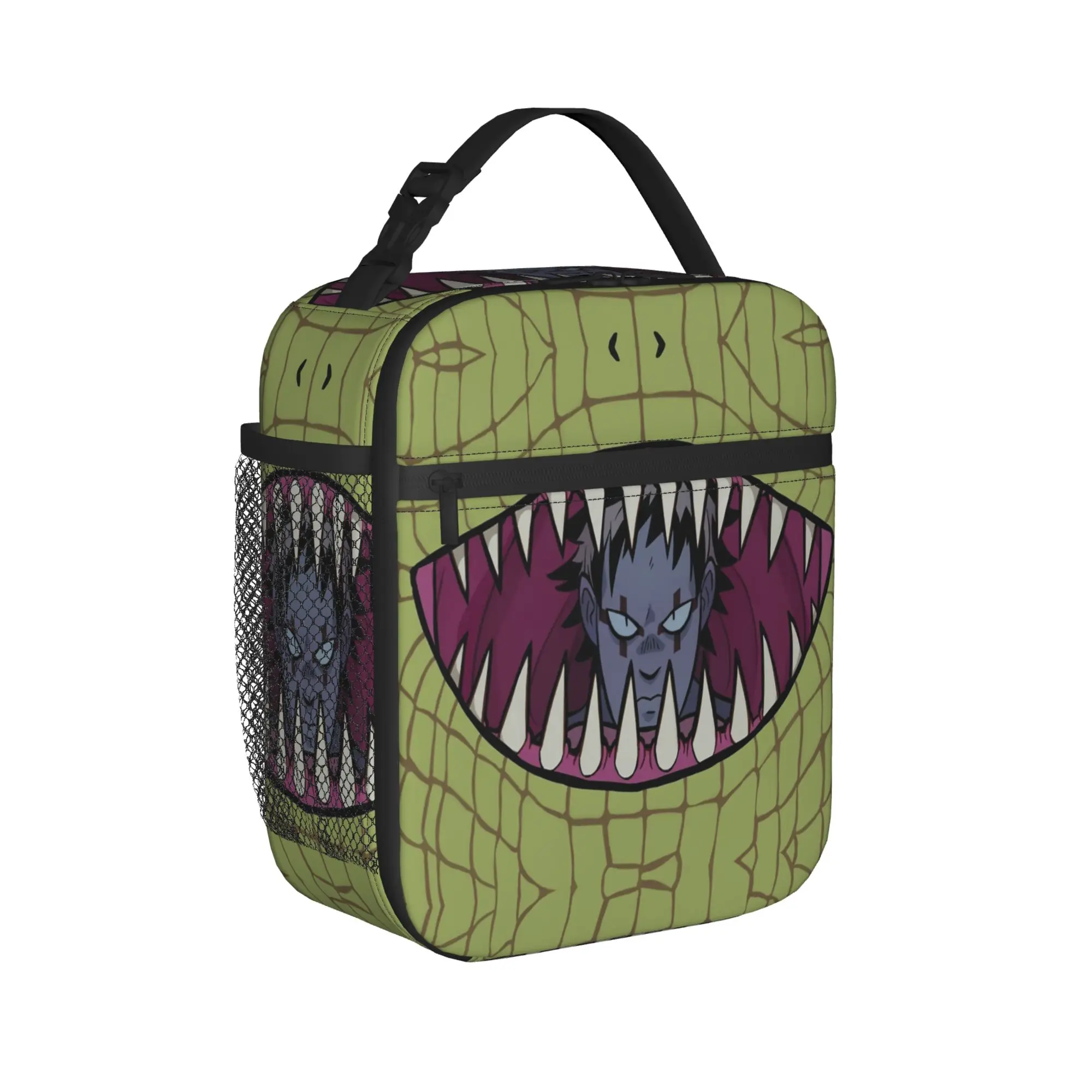 Caiman Dorohedoro Insulated Lunch Bag Bag Lunch Container Skeleton Dark Goth Anime Tote Lunch Box Food Storage Bags College