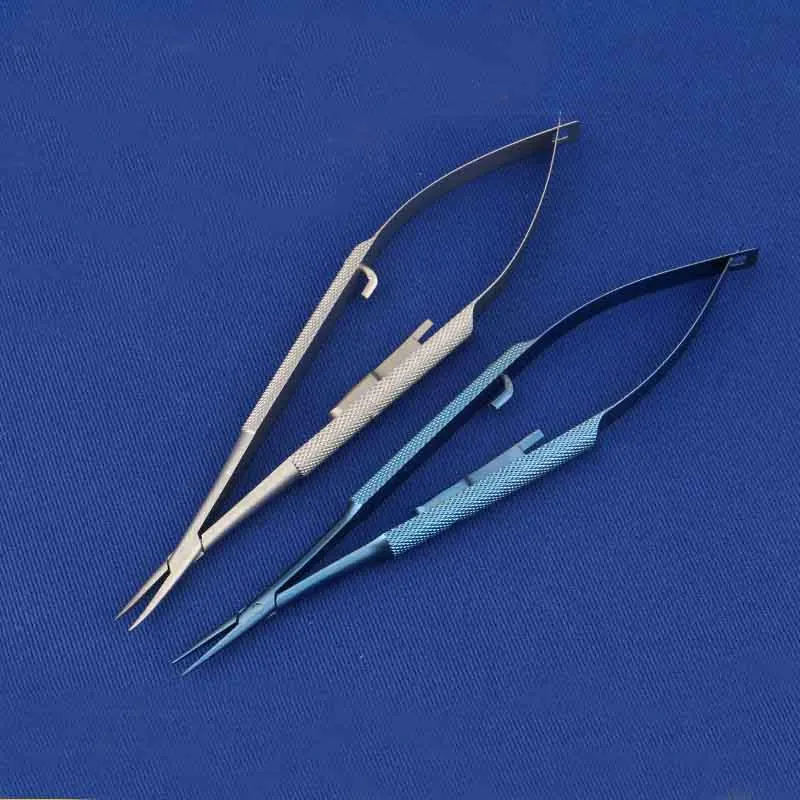 Microscopic ophthalmic instrument lock-type needle holder cosmetic plastic surgery double eyelid embedding surgery tool needle c