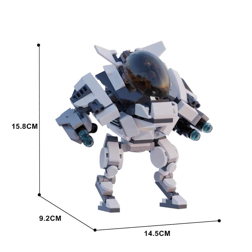 Gobricks MOC センタウリス Mk II 戦術戦闘メカロボットビルディングブロックセットメカタンク教育レンガのおもちゃ子供のためのギフト