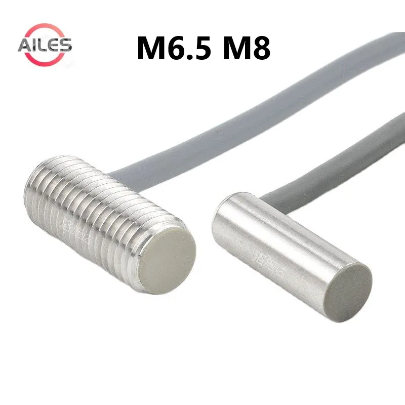 

L Shape Side Wiring M6.5 M8 Inductive Sensor Proximity Switch 304 Stainless Steel Shell with CE 1mm 2mm NPN PNP NO NC 3Wire