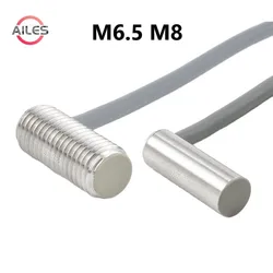 L Shape Side Wiring M6.5 M8 Inductive Sensor Proximity Switch 304 Stainless Steel Shell with CE 1mm 2mm  NPN PNP NO NC 3Wire