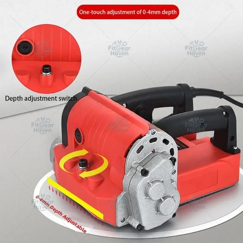 Suitable for 220V 2680W wall planer, wall shovel, old wall renovation, electric cement floor sanding machine